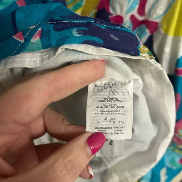 J.Crew Tie Shoulder Peplum Top Seaside Floral Print Size 6 - Picture 5 of 6